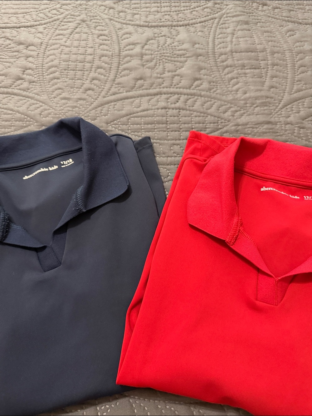 abercrombie kids Red and Navy  Polo Shirts